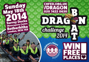 Win FREE friends and family places at CHF's Dragon Boat Challenge!